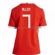 maillot de foot équipe nationale Pays de Galles 2018 Allen 7 maillot domicile..
